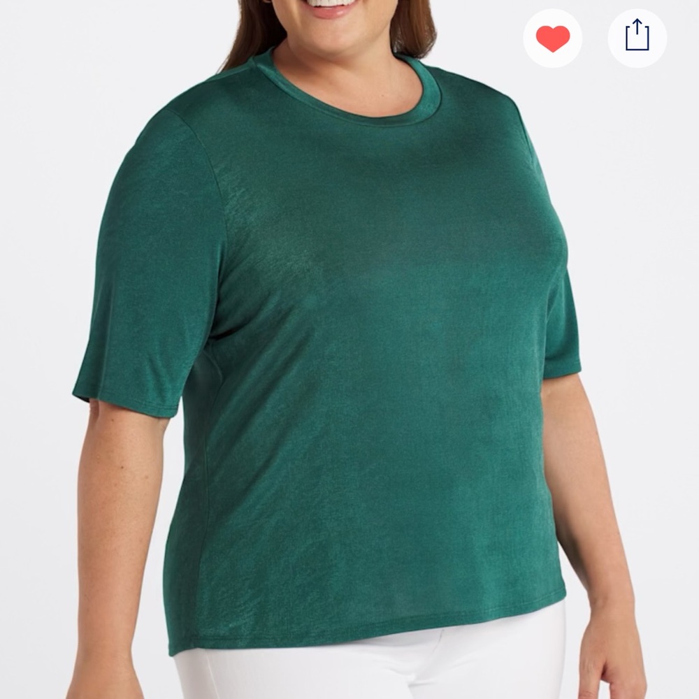 Beacon Teal Short Sleeve Women's Top